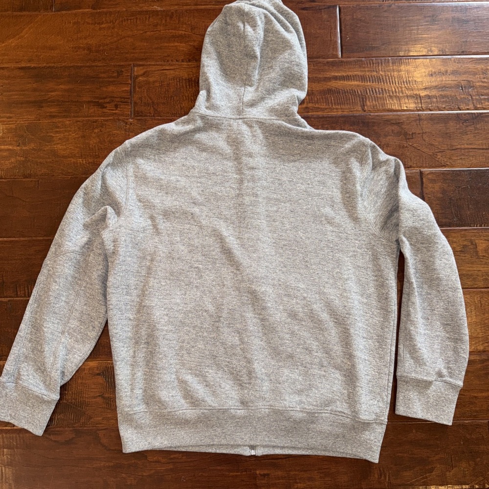Polo Ralph Lauren Performance Hoodie Size XL Double Knit Full Zip Gray - Picture 5 of 8